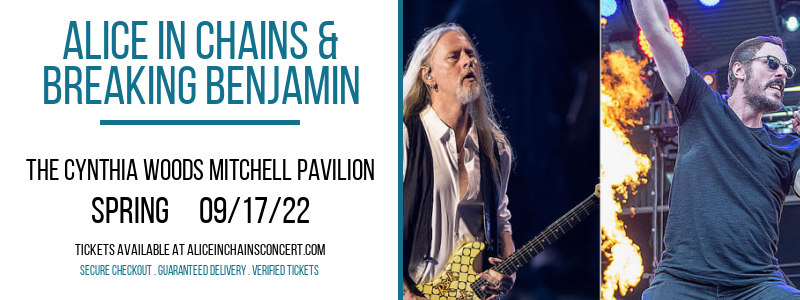 Alice in Chains & Breaking Benjamin at Alice in Chains Concert Tickets tickets Alice in Chains & Breaking Benjamin at Alice in Chains Concert Tickets