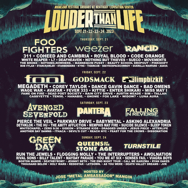 Louder Than Life Festival: Red Hot Chili Peppers, Kiss, Nine Inch Nails & Slipknot - 4 Day Pass [CANCELLED] at Alice in Chains Concert Tickets